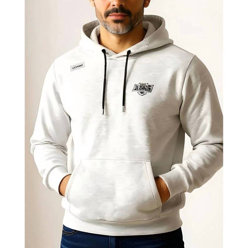 NEW LA KINGS small logo hawthorne tech hoodie in stone